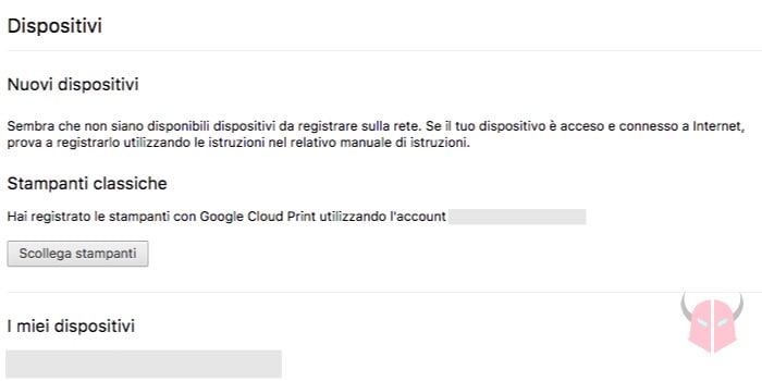 come stampare dal cellulare alla stampante Google Cloud Print