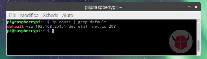 come trovare indirizzo IP router Linux Raspberry Pi Raspbian