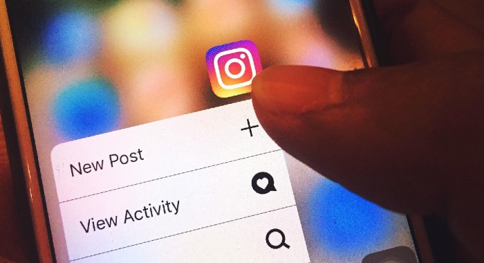 come andare a capo su Instagram con iPhone