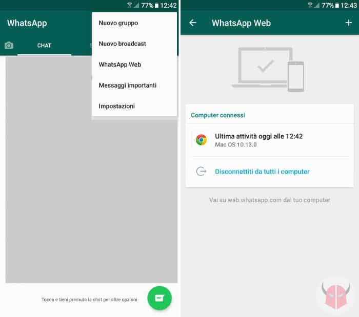 come scannerizzare codice WhatsApp lista Computer connessi