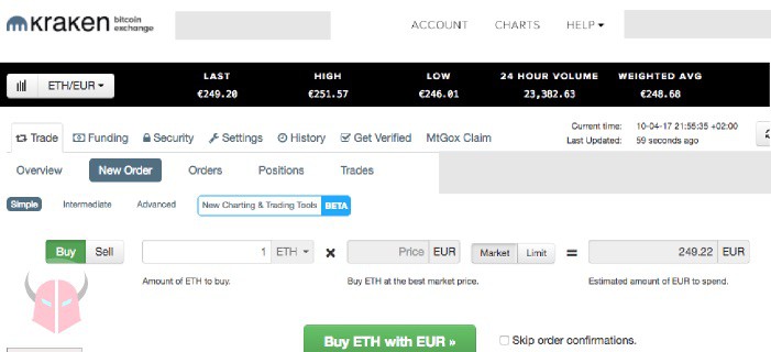 come comprare Ethereum acquisto Kraken