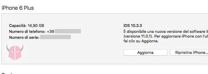 come ripristinare iPhone usando iTunes