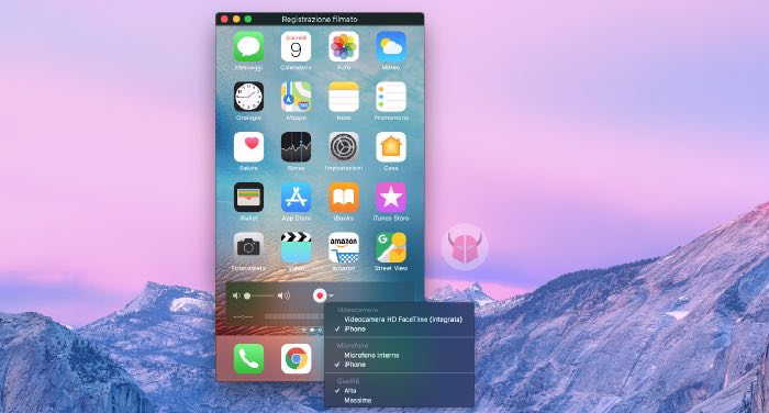 come fare video allo schermo iPhone versioni precedenti a iOS 11