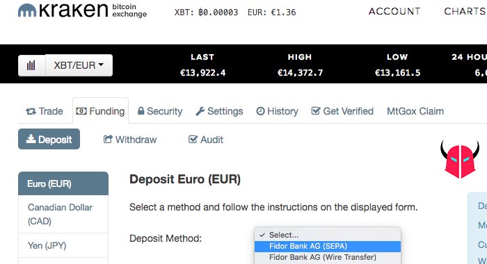 come comprare Bitcoin deposito Euro su Kraken