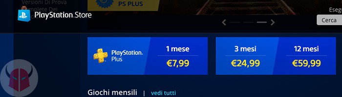 come rinnovare Playstation Plus acquisto abbonamento