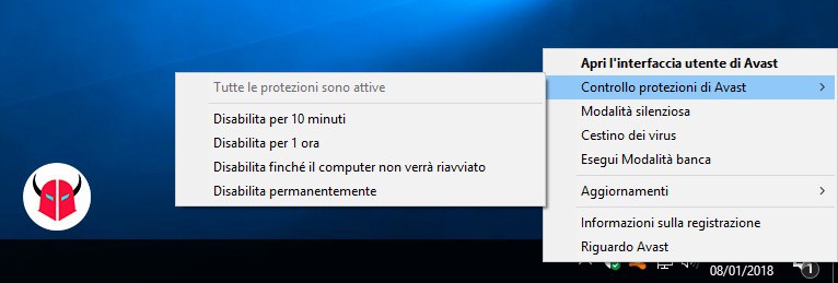 non è possibile connettersi a questa rete Windows 10 antivirus