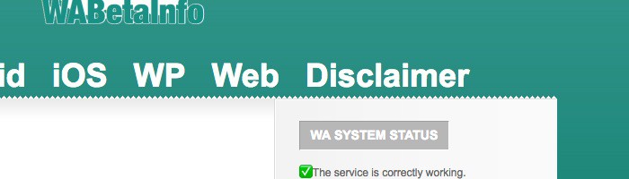 stato server WhatsApp WaBetaInfo