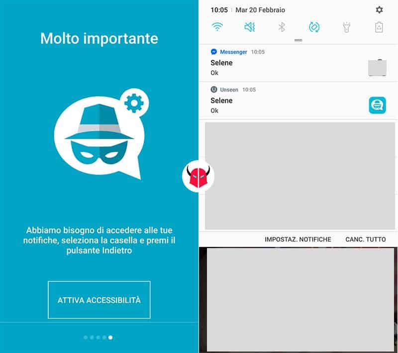 come non farsi vedere online su Messenger Unseen