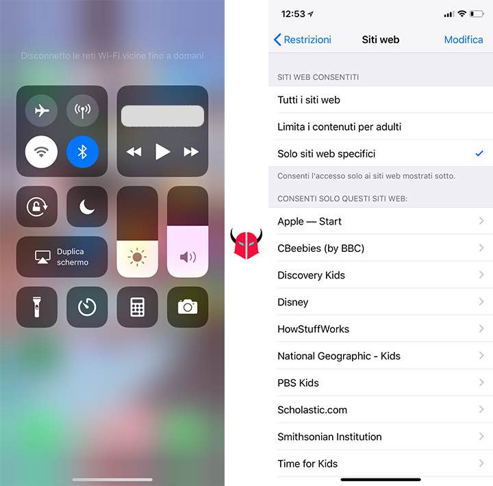 come bloccare internet su iPhone disattivazione internet e blocco siti web