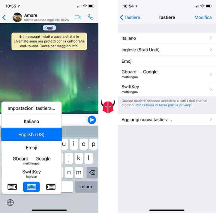 come cambiare lingua su WhatsApp iPhone