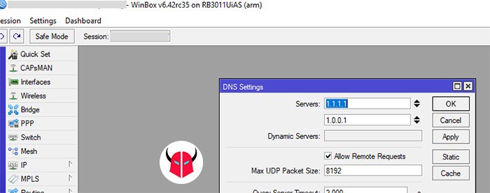 come impostare DNS Cloudflare modem router