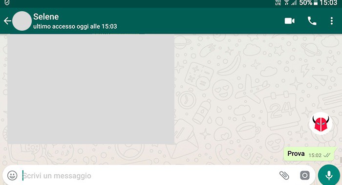 ultimo accesso su whatsapp