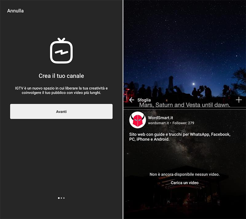 come funziona IGTV Instagram canale
