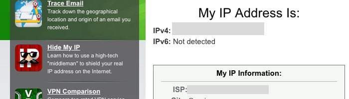 come trovare il proprio indirizzo IP pubblico IPv4