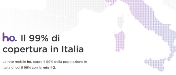 come passare a Ho Mobile di Vodafone copertura