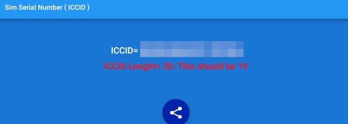 come trovare codice ICCID della SIM su Android