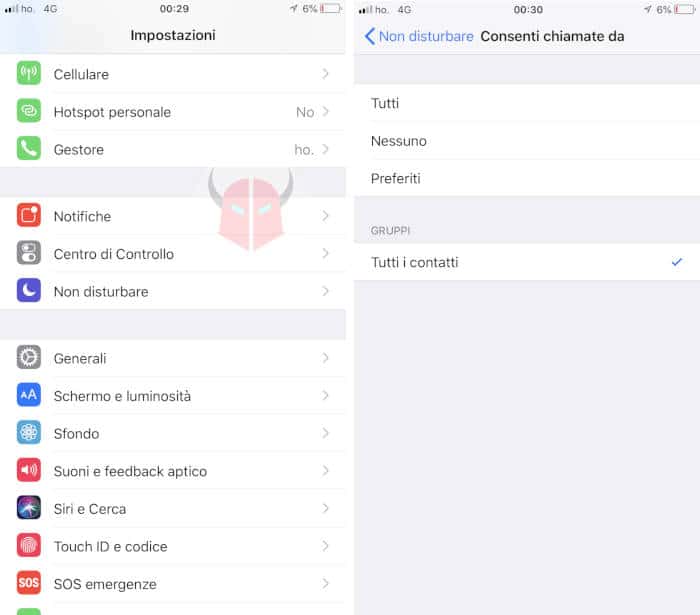 come bloccare contatto iPhone chiamate anonime