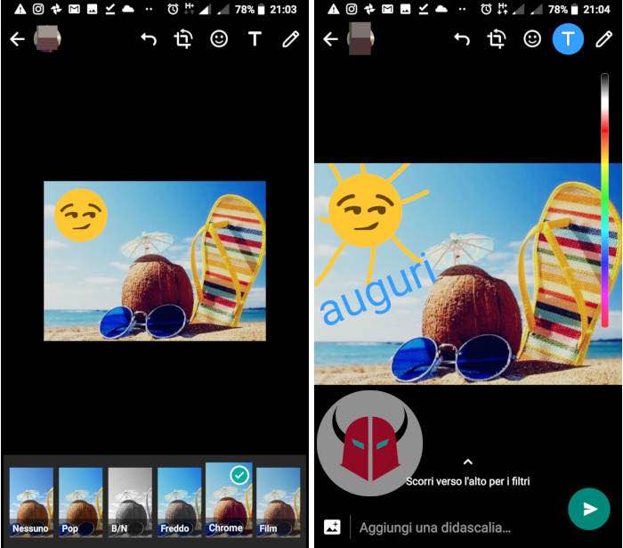 immagini di Buon Ferragosto per WhatsApp editor