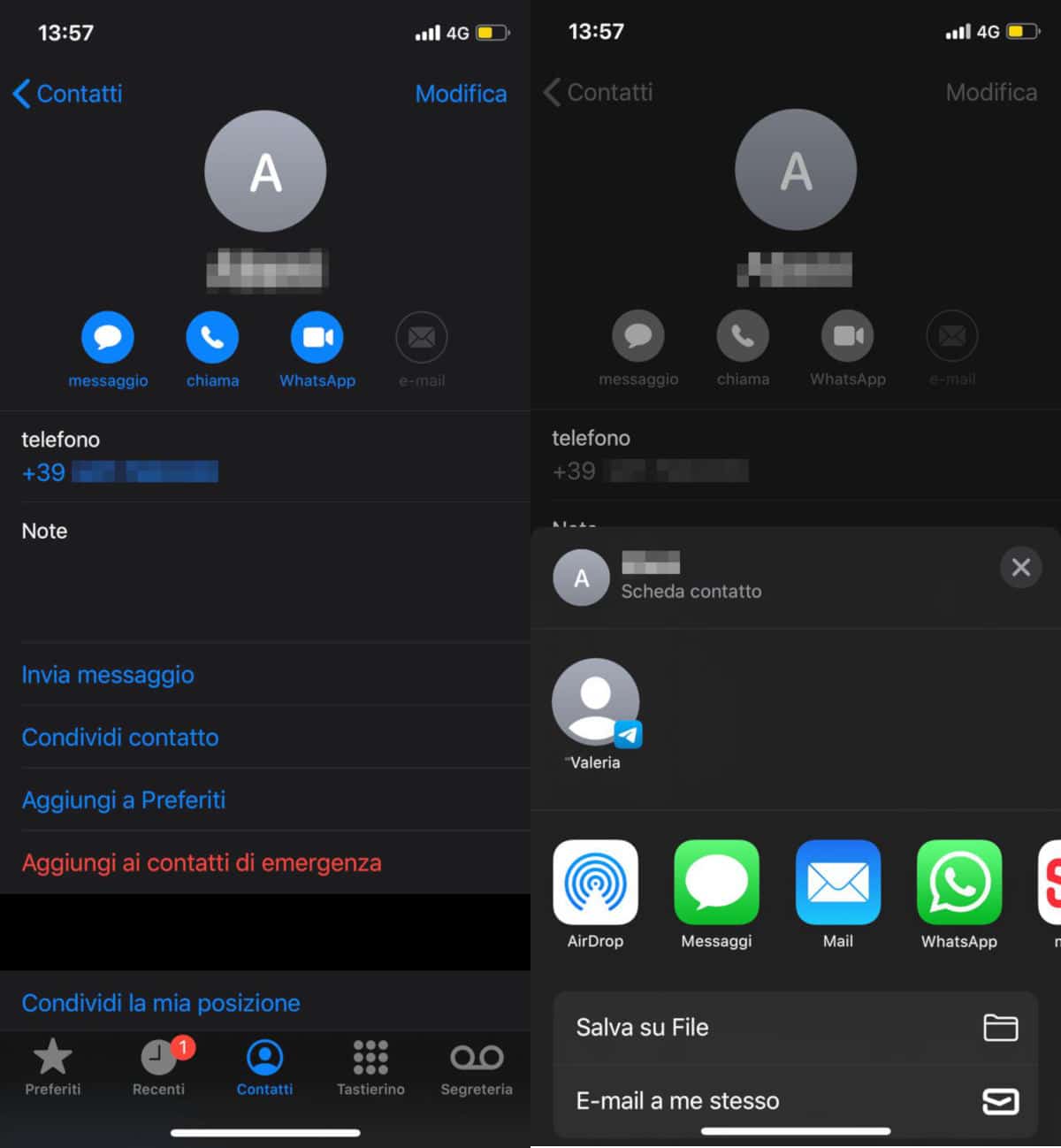 come trasferire dati da iPhone a iPhone condivisione AirDrop