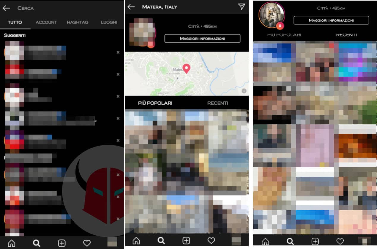 come vedere profili privati Instagram senza seguirli geolocalizzazione