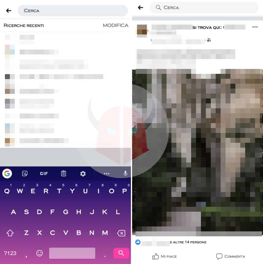 come vedere profili privati Instagram senza seguirli ricerca Facebook