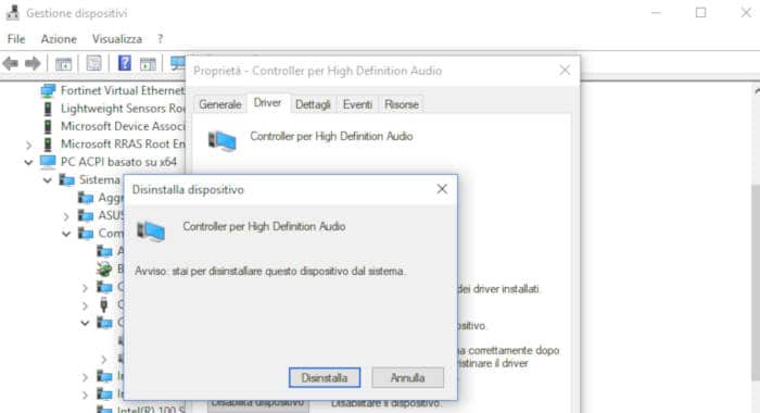 come installare dispositivi output audio Windows 10 automatico