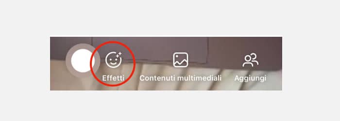 come videochiamare su Instagram effetti