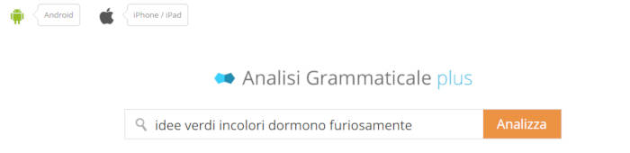 come fare analisi grammaticale online Analisi Grammaticale plus