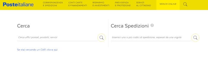 come fare una raccomandata ricerca ufficio o spedizioni Poste Italiane