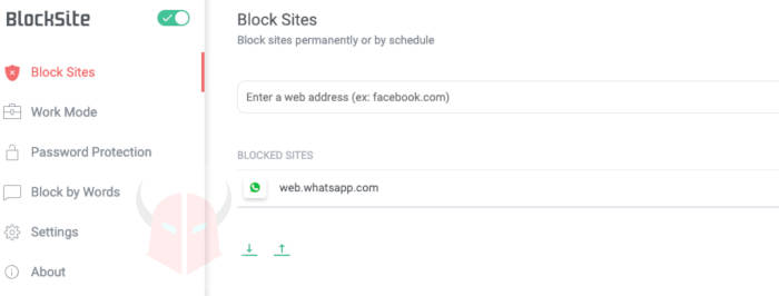 come mettere password WhatsApp Web estensione Chrome Block Site