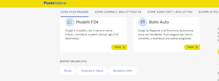 come pagare le multe online Poste Italiane