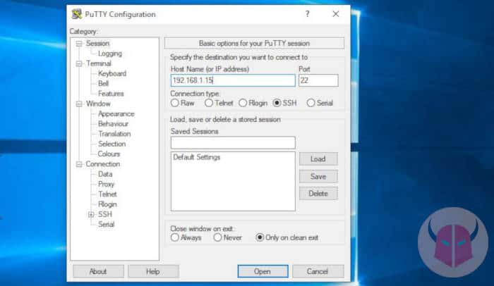 come attivare Telnet su Windows 10 PuTTY