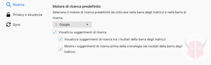 come impostare Google come motore di ricerca Firefox