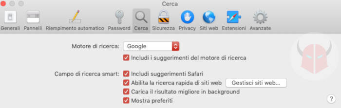 come impostare Google come motore di ricerca Safari