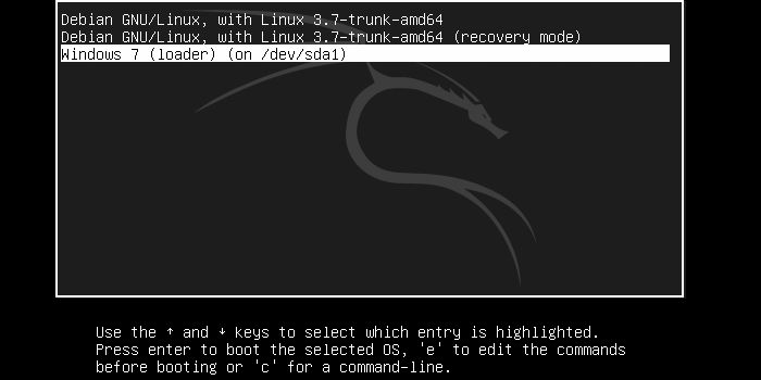 come installare Kali Linux dual boot