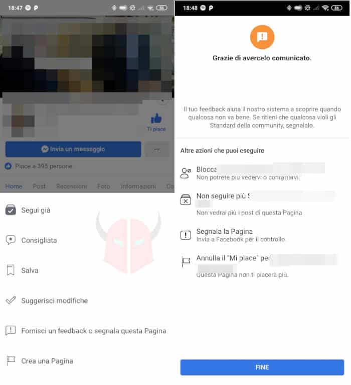 come bloccare Facebook a una persona Pagina cellulare