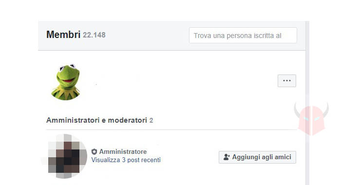 come bloccare Facebook a una persona amministratore gruppo PC