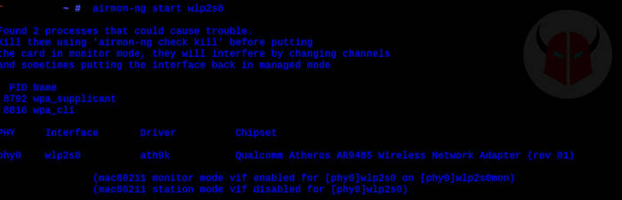 come craccare una rete WiFi protetta airmon-ng errore