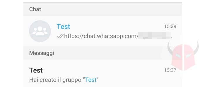 come trovare un gruppo WhatsApp funzione Cerca