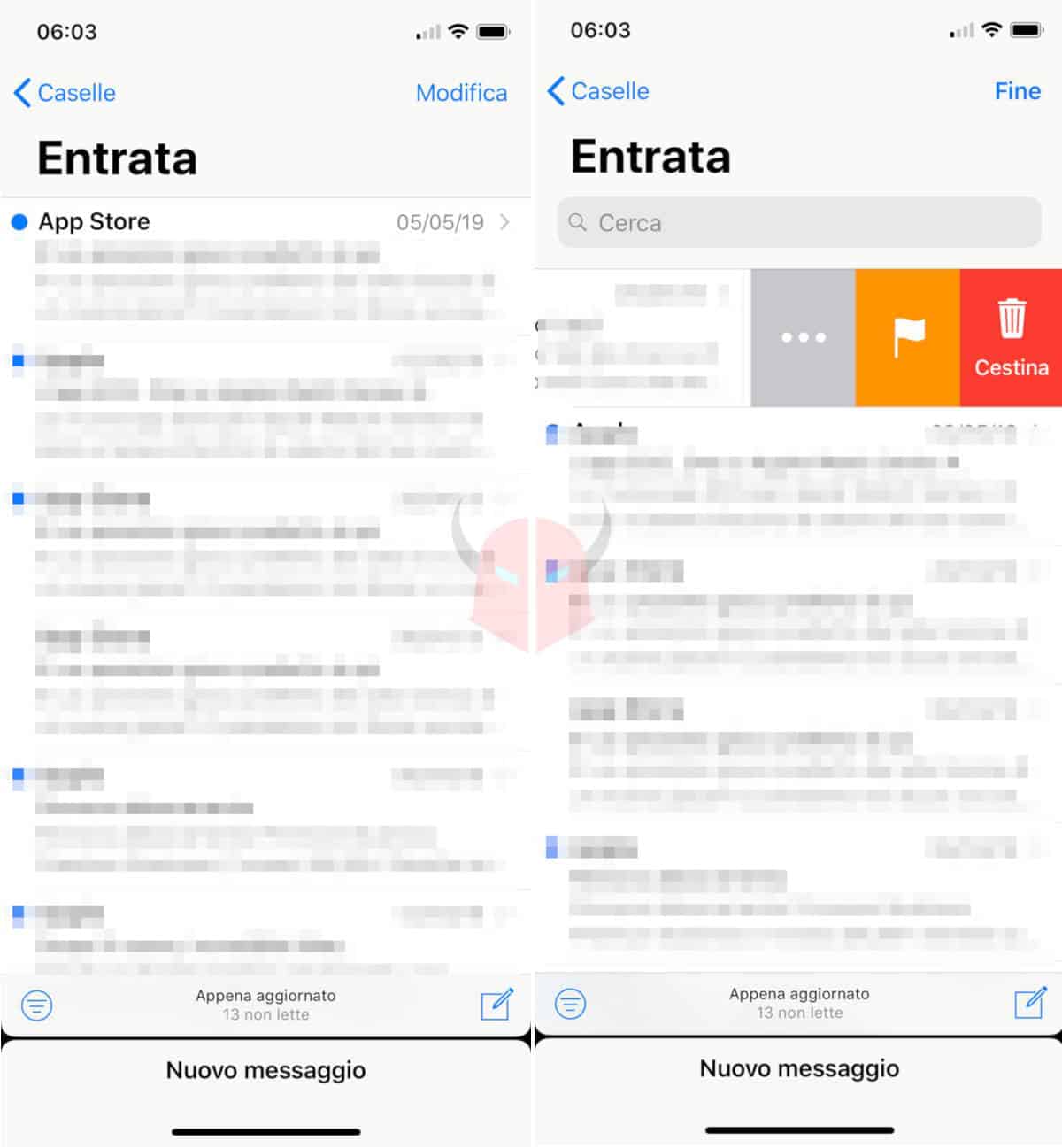 come bloccare le email indesiderate Mail per iOS