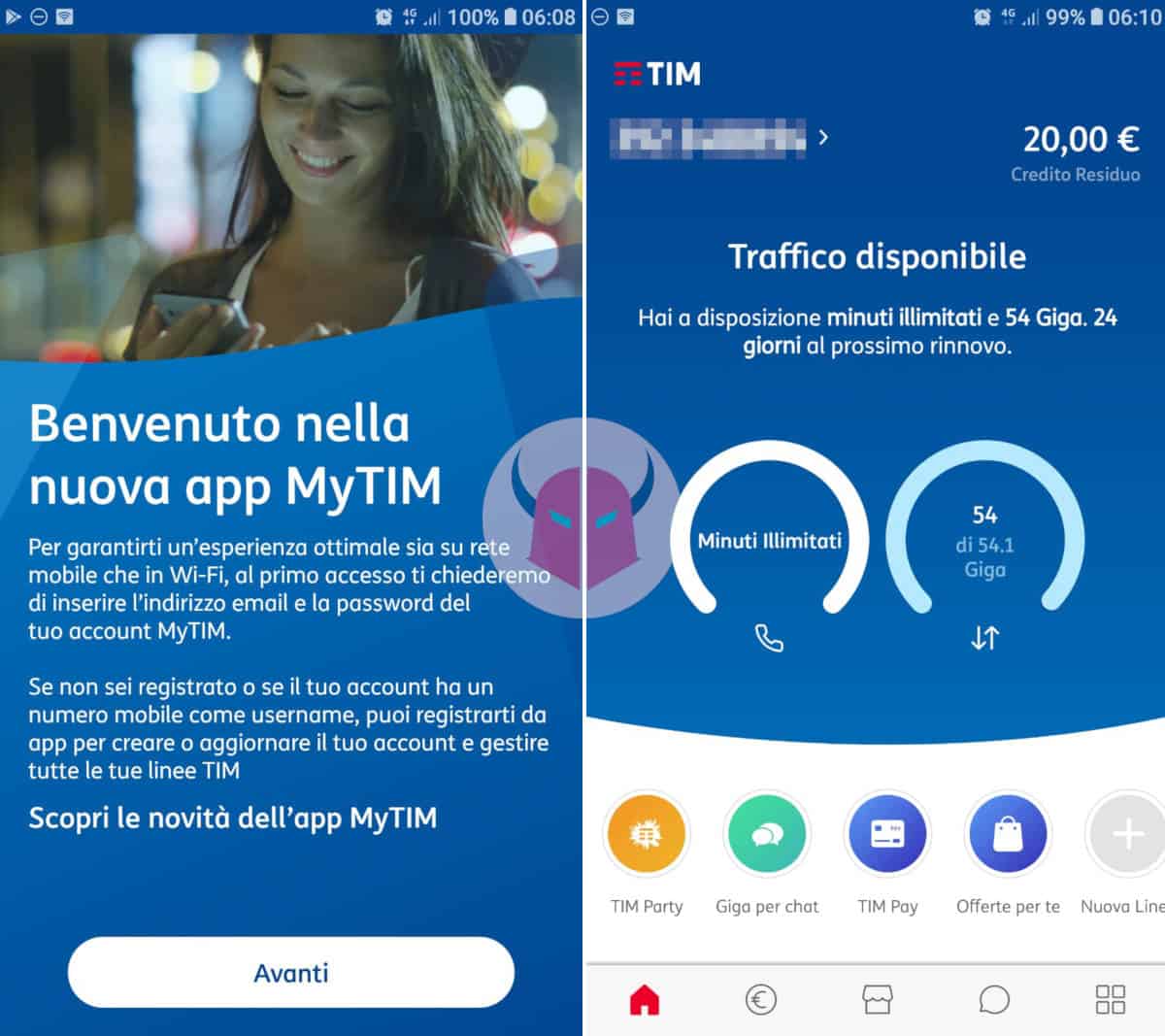 come controllare i giga di internet app MyTIM