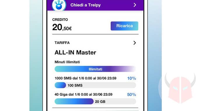 come controllare i giga di internet app Tre