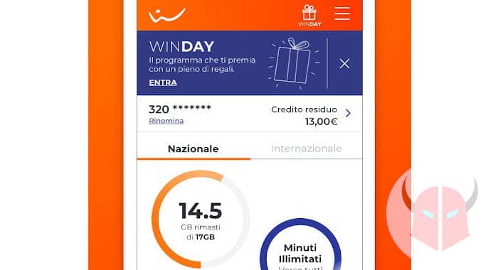 come controllare i giga di internet app Wind