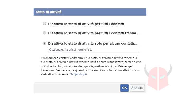 come eliminare account Facebook disattivazione Messenger PC