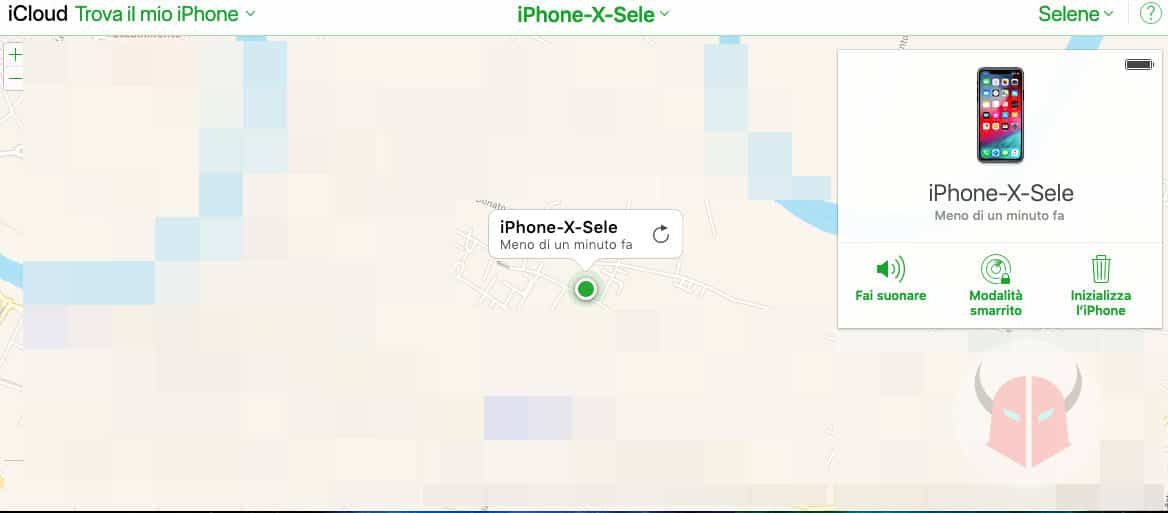 come localizzare un cellulare iPhone iCloud