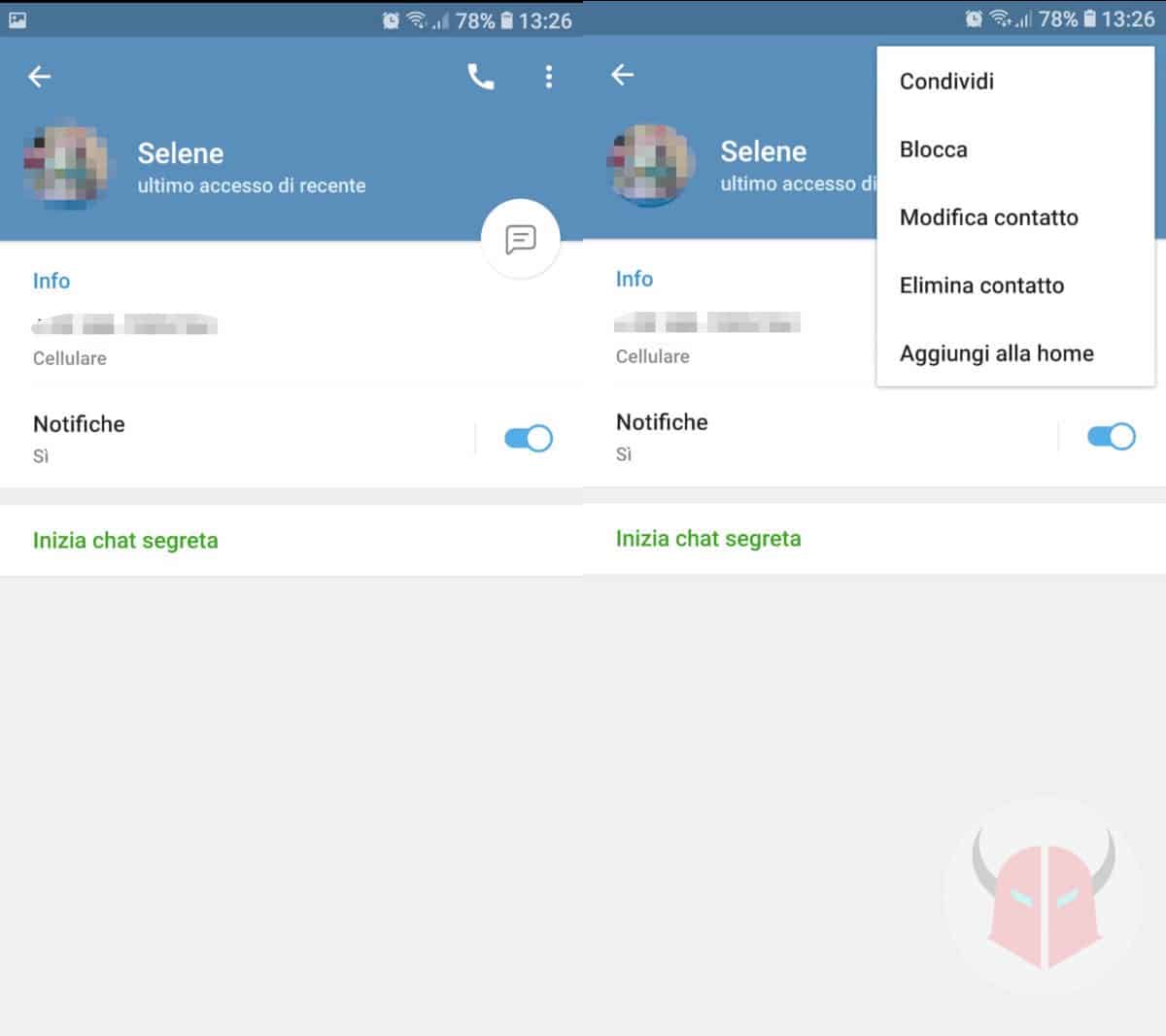 come non farsi vedere su Telegram blocco contatto