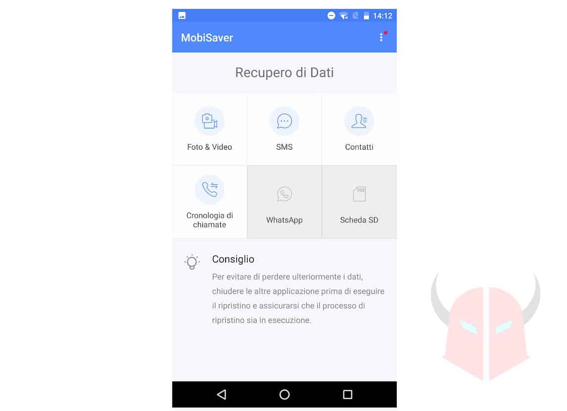 come recuperare messaggi cancellati WhatsApp Android MobiSaver