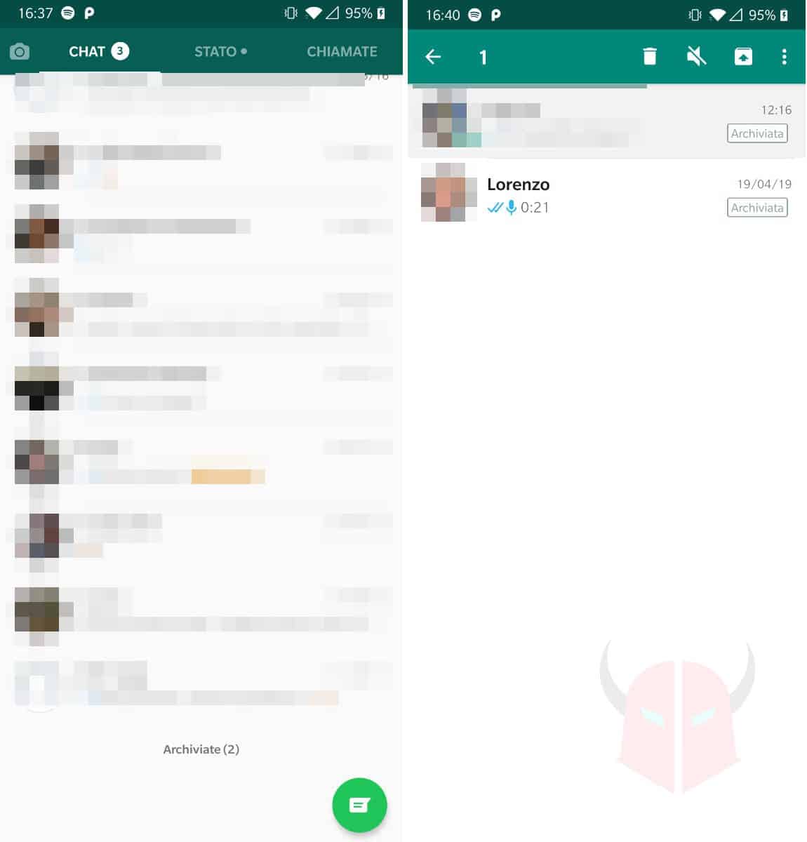 come recuperare messaggi cancellati WhatsApp Android chat archiviate