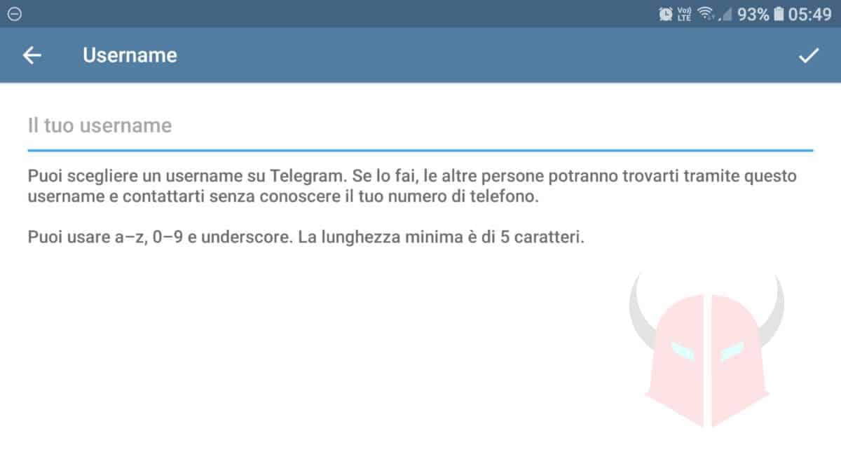come usare Telegram anonimo eliminazione username
