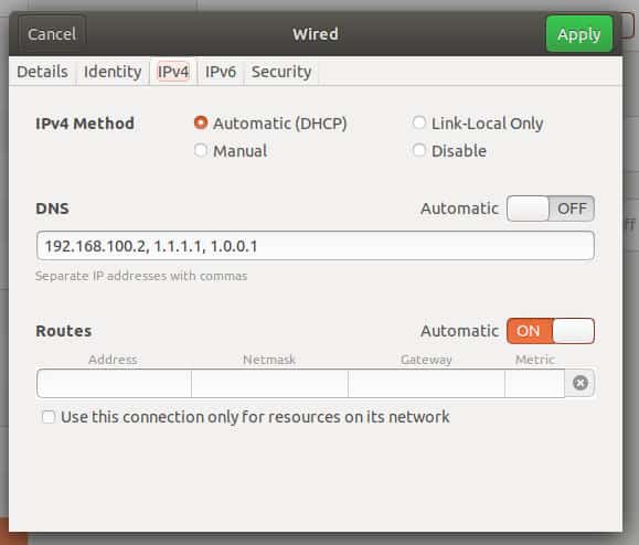 DNS probe finished no internet Ubuntu